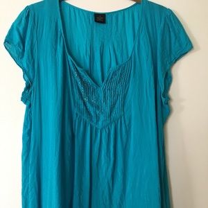 Boho blouse with bead detail